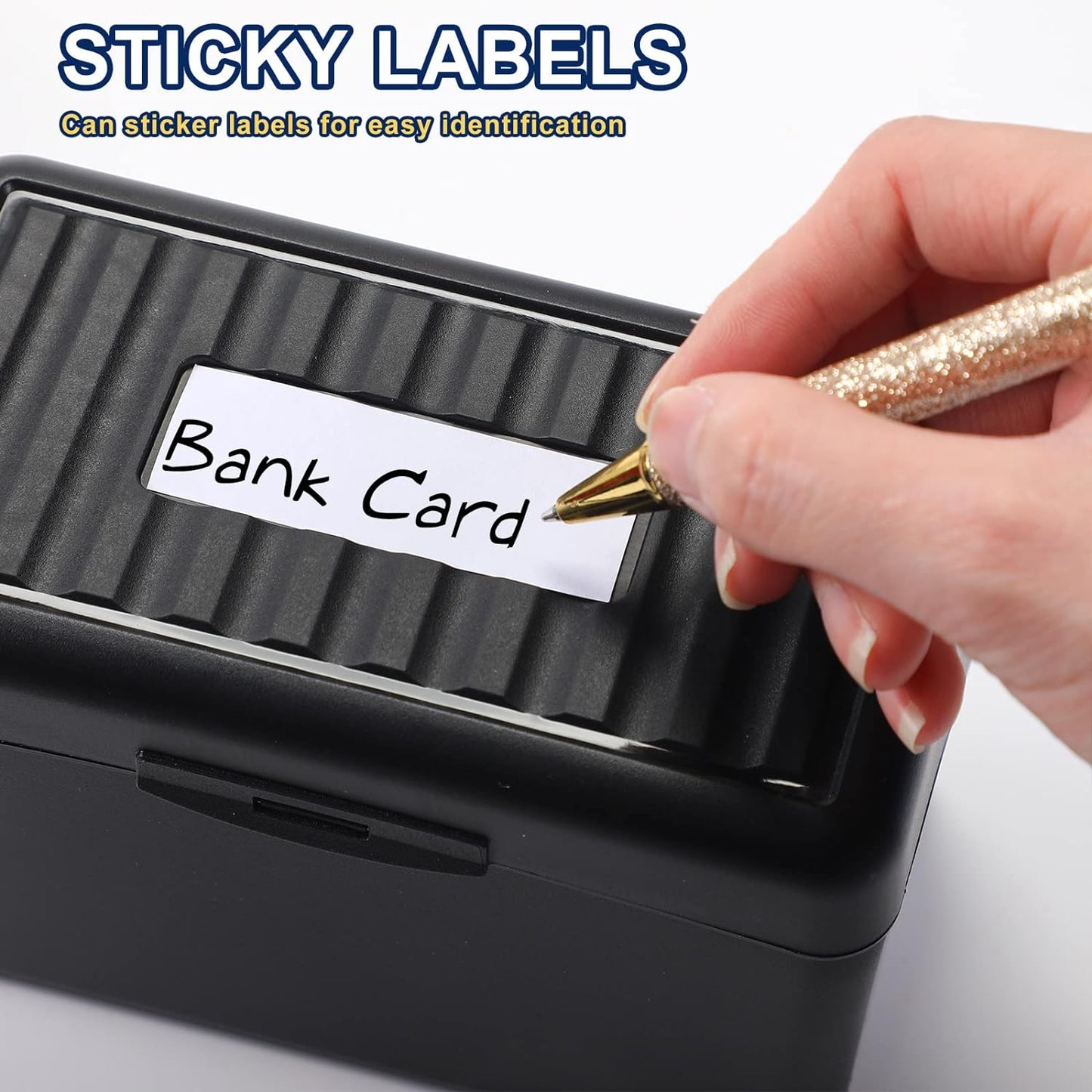 Fuutreo 12 Pack 3x5 Organizer Index Card Box Flash Note Index Card Holder Case for Recipes Addresses(Bright Colors)