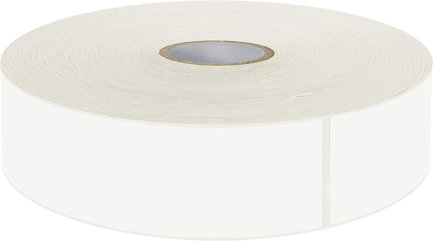 1000 Blank Removable Freezer Labels Water Oil Resistant with Perforation Line for Food Containers Jars Pantry Organization (Each Measures 1” x 3”)