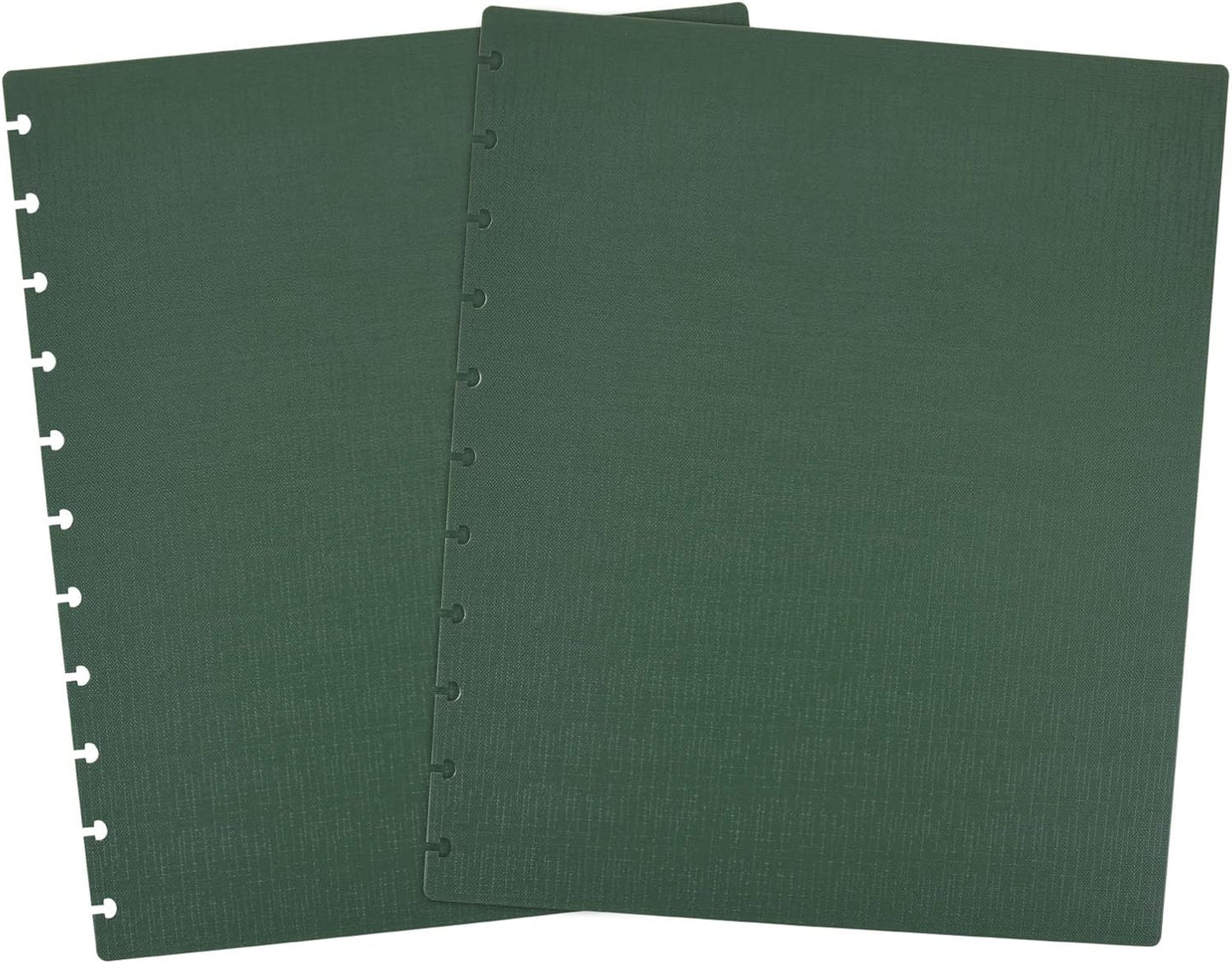 Talia Discbound Notebooks, Planner, Customizable, (Green Olive w/Green Olive Discs, Letter (8.5in x 11in))