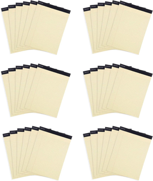 Mintra Office Legal Pads, ((xBasic, 8.5in x 11in, Narrow (Canary)