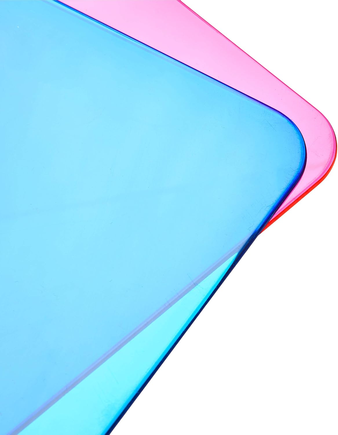 Amazon Basics Colorful, Sturdy, Lightweight Plastic Clipboards, Pack of 6, Letter Size, Assorted Colors