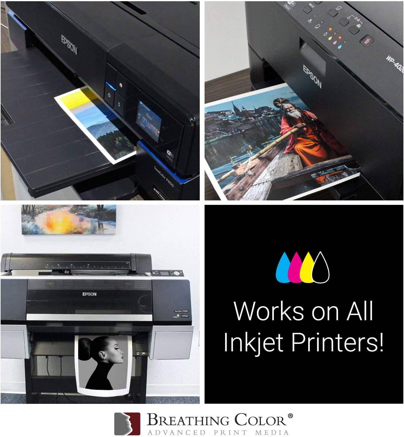 Premium Lyve Matte Canvas Sheets Professionals choice for Archival Inkjet for Use on Epson, Canon and HP printers. 17 inch x 22 inch 25sh