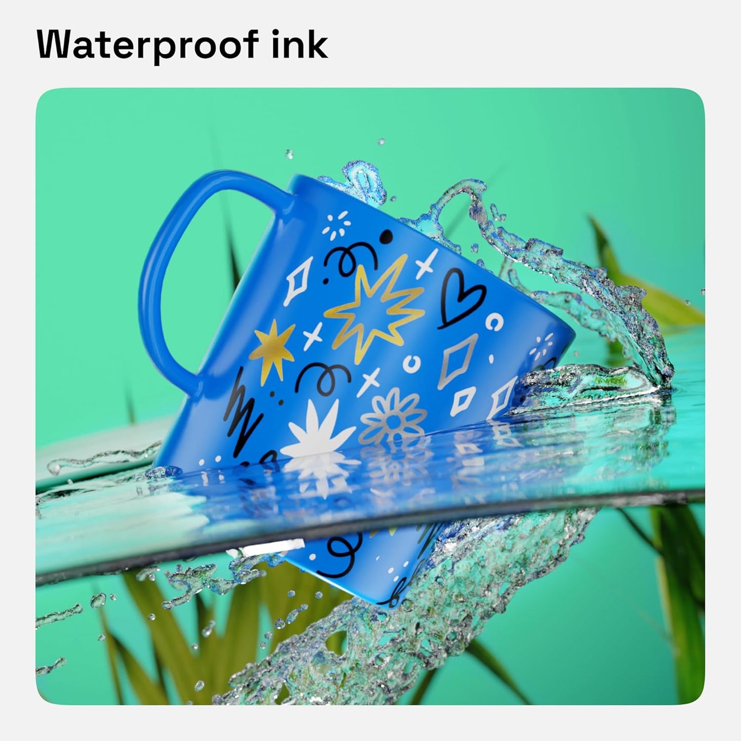 ARTISTRO 2 Silver Permanent Marker - Waterproof Markers for Tire, Fabric, Rocks, Glass, Ceramic, Wood, Paper - Oil Based Paint Pens - Extra-Fine Tip 0.7mm