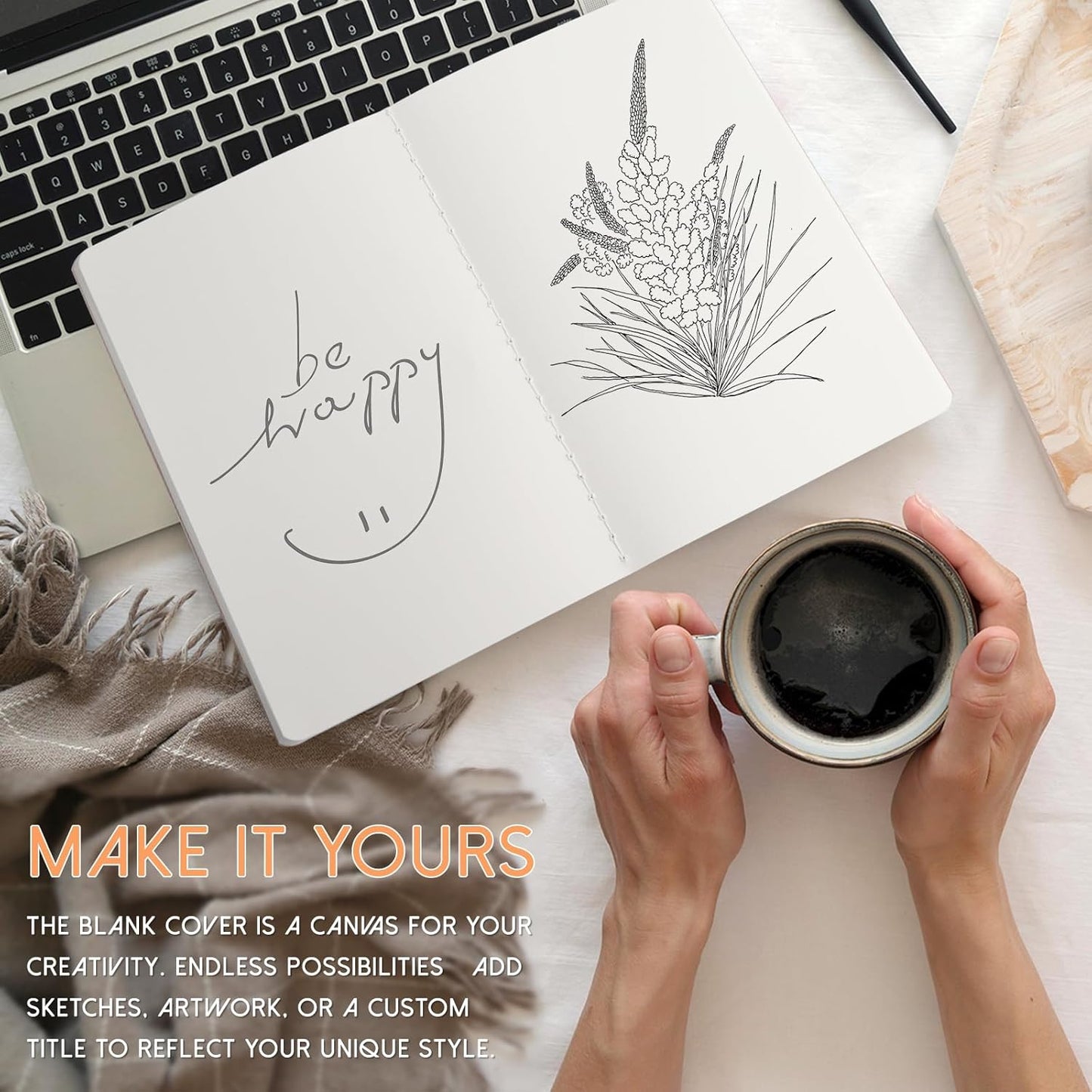 LIONSOUL Bulk A5 Journal Notebook, Kraft Cover 80 Pages Lined Paper Journal for Traveler, Notes, Memo - Bulk Journals Sewn Brown Notebook for School Supplies, Office Supplie (blank 80pages, 10pack)