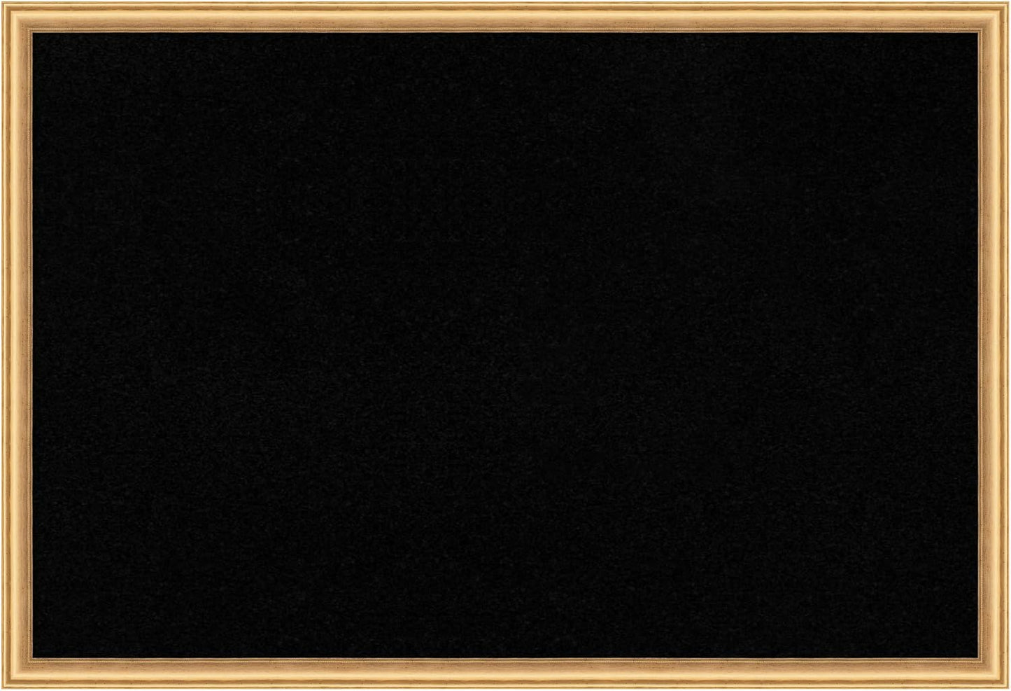 Amanti Art Black Cork Board for Wall, 26x38 Vision Board with Gold Wood Frame, Large Corkboard Office Decor for Home Organization, Casual Corkboard Pinboard to display items for home organization