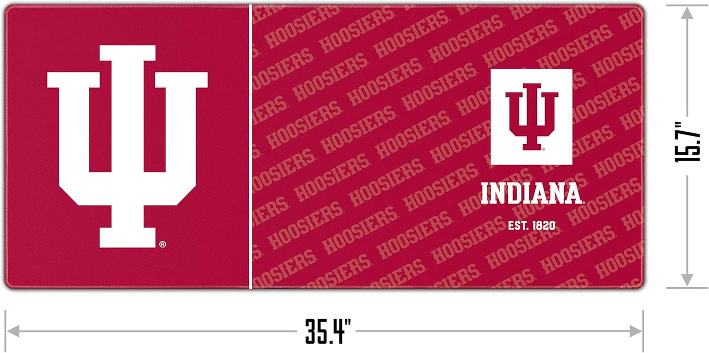 YouTheFan NCAA Indiana Hoosiers Logo Series Desk Pad