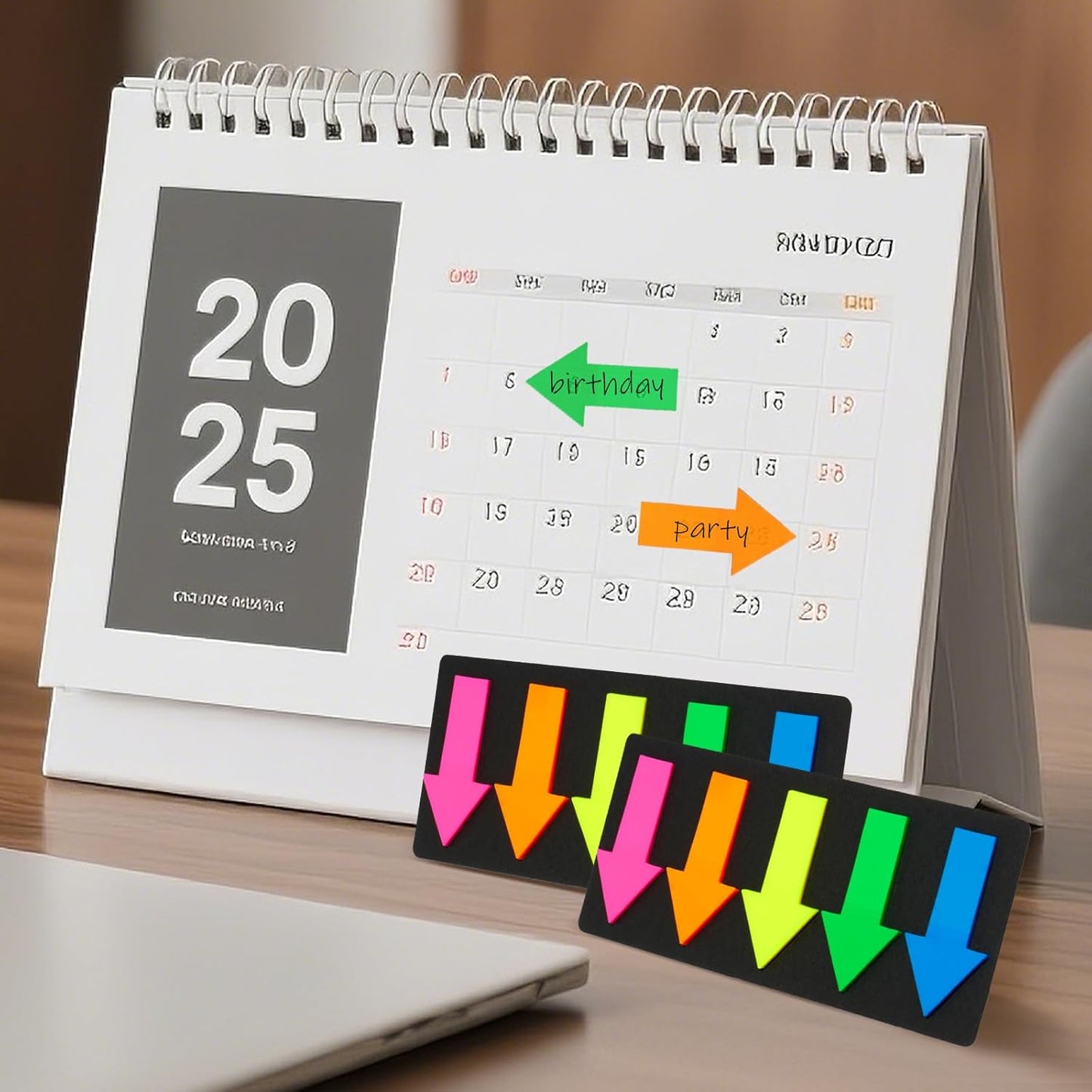 750 Pcs Large Arrow Sticky Page Markers Index Tabs,Repositionable,Writable Self Adhesive Tabs for Reading Books,Highlighting Information and Marking Document(5 Colors,6 Sets)