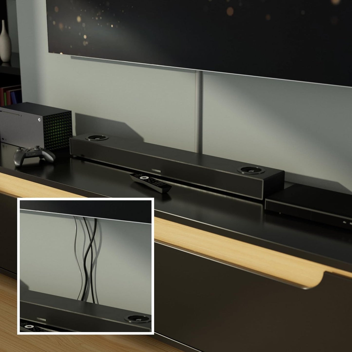 D-Line Cord Cover, Decorative Wall Cord Hider, Paintable Cable Concealer, Cable Raceway, Wire Cover, Wall Mounted TV Wire Hider, Electrical Cable Management - 1.18in W x 0.59in H x 39in Length - Gray