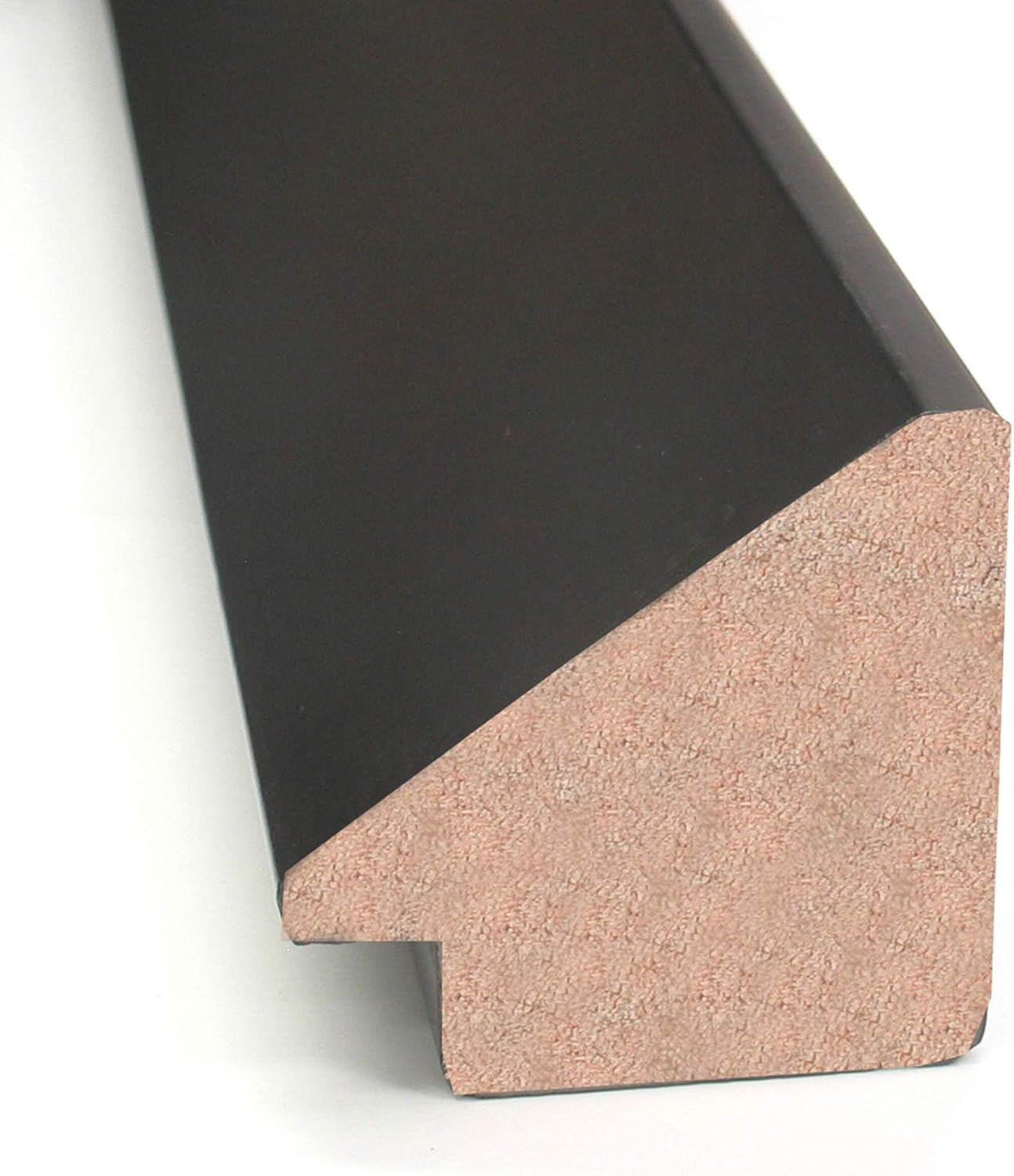 Amanti Art Black Cork Board for Wall, 14x32 Vision Board with Black Wood Frame, Medium Corkboard Office Decor for Home Organization, Modern Corkboard Pinboard to Display Items for Home Organization