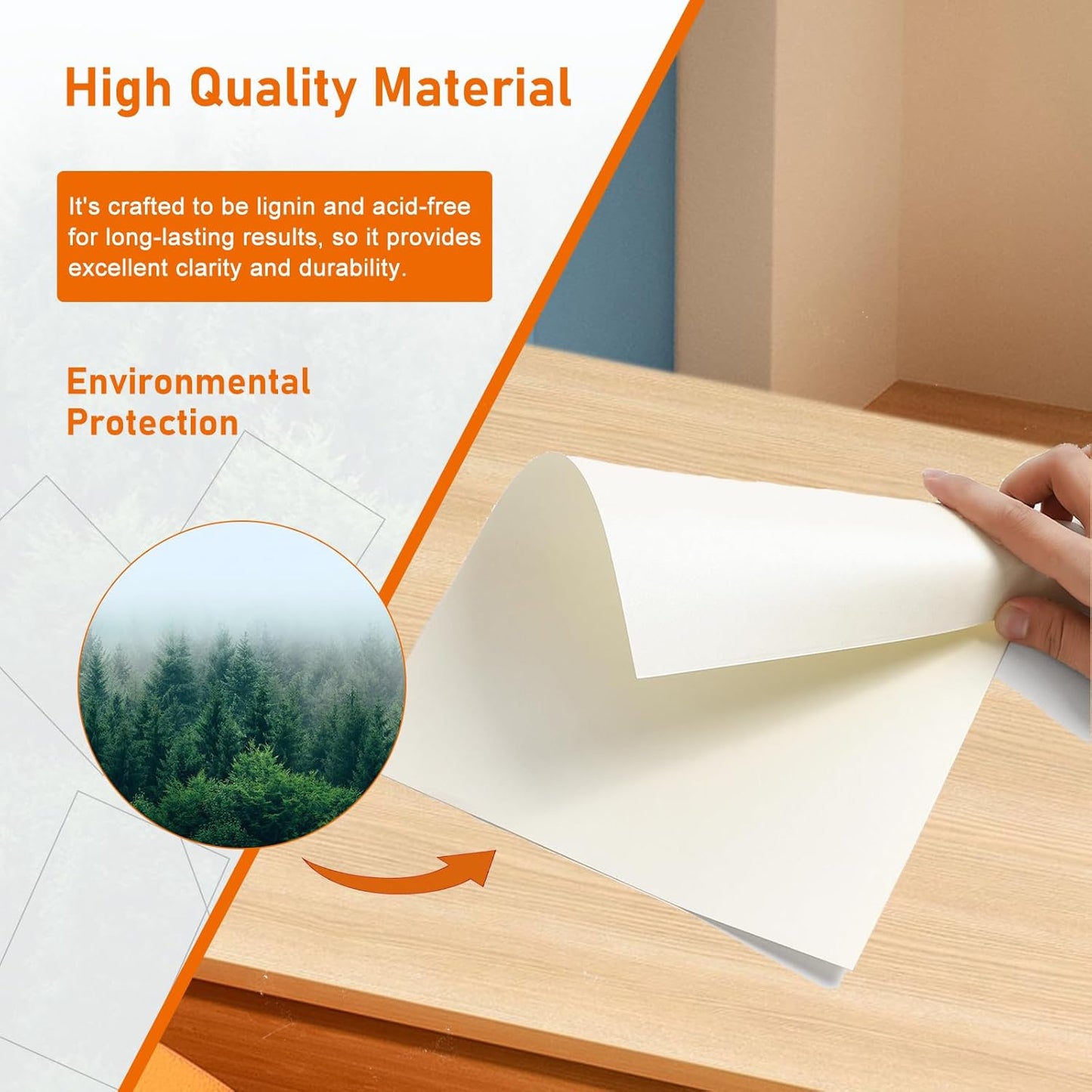 100 Sheets Cream Shimmer Cardstock 8.5 x 11 Off White Paper, 92lb Heavyweight Ivory Paper Card Stock for Business Cards, Invitations, Crafting, Thank You Cards, Making Card, Menus