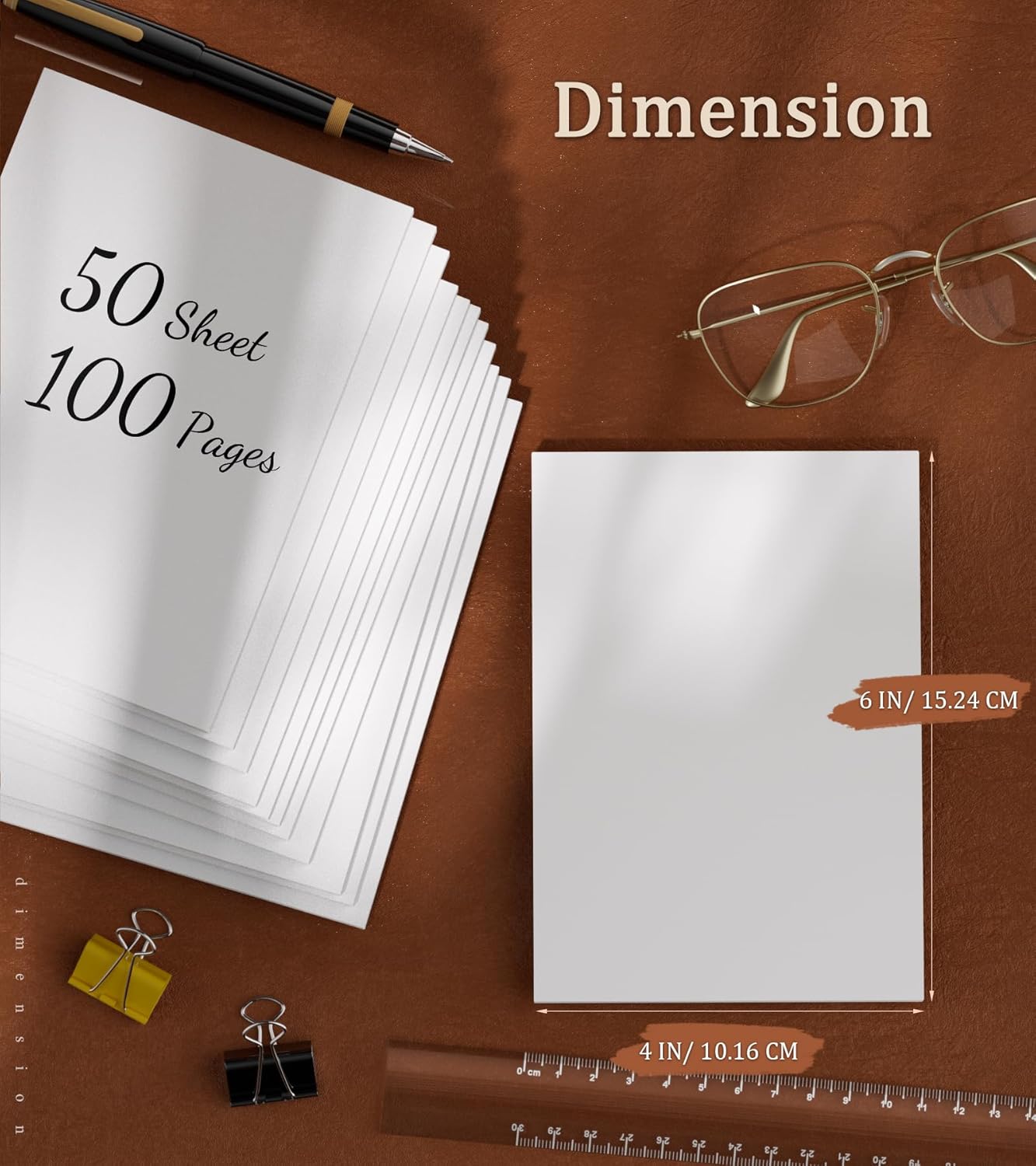 Note Pads 4x6 - Small Memo Pads - 12 Pack Server Note Pads - 50 Sheets Each Pads - Blank Notepad Scratch Paper Pads 4x6'' for Writing Notes/Grocery List, Office & School Supplies Pocket Notepads