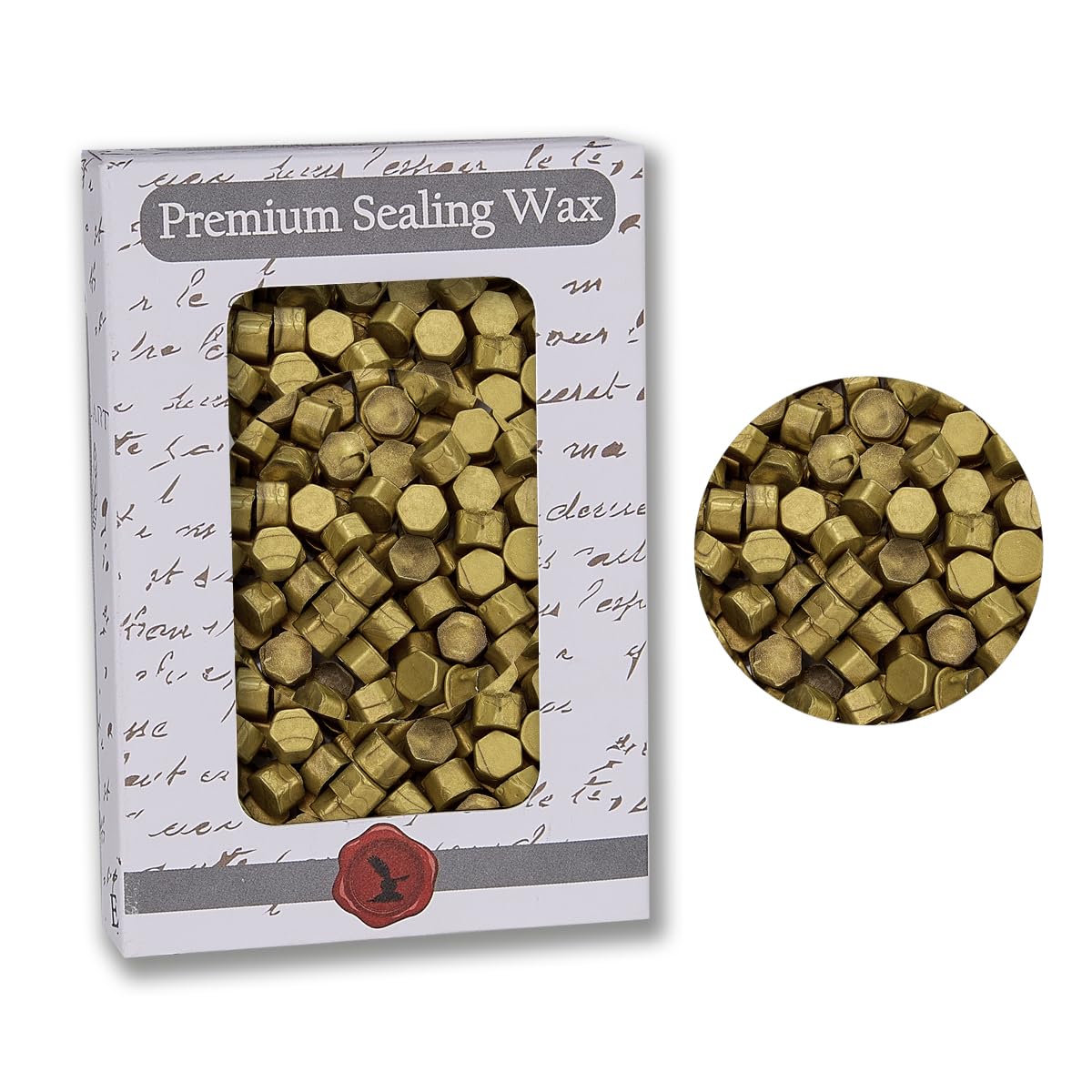 Nostalgic Impressions Antique Gold Premium Sealing Wax Beads 2 OZ. - 350 pcs