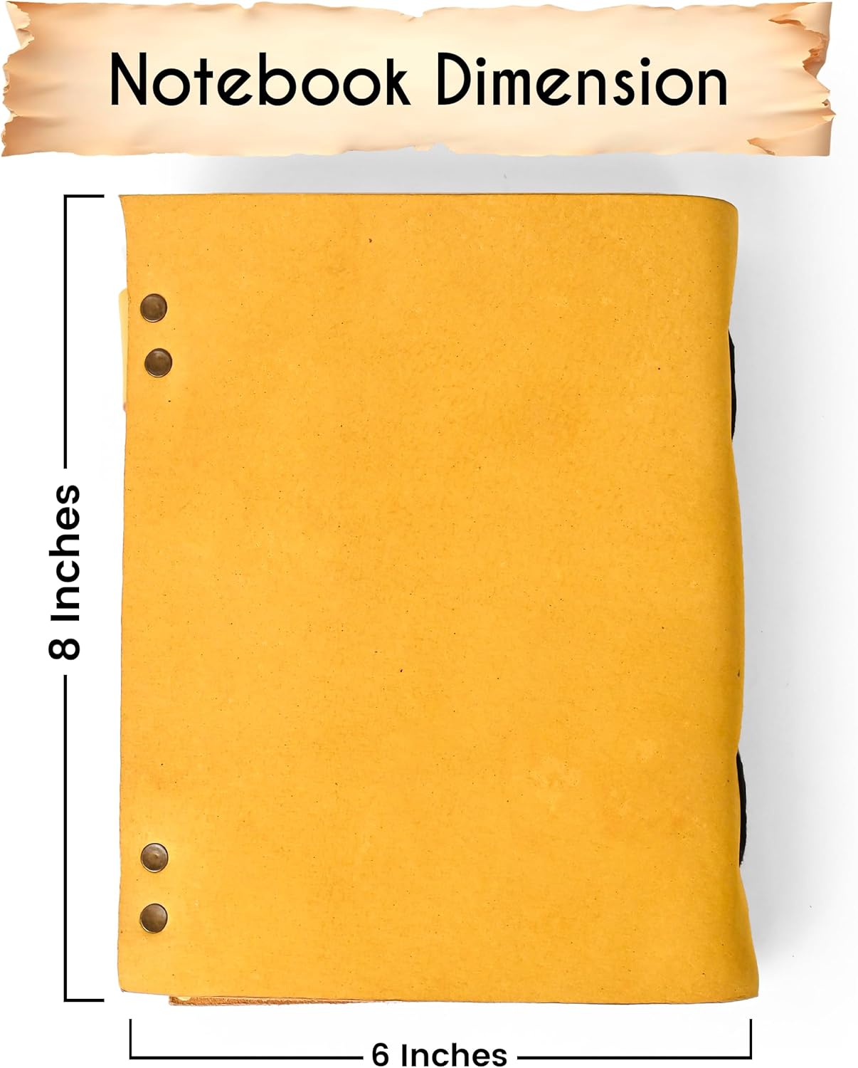 Tree of Life Leather Journal, Book of Shadows with Vintage Clasp Lock – 200 Page Antique Deckle Edge Leather Bound Notebook – Notebook Journal Gift for Men & Women