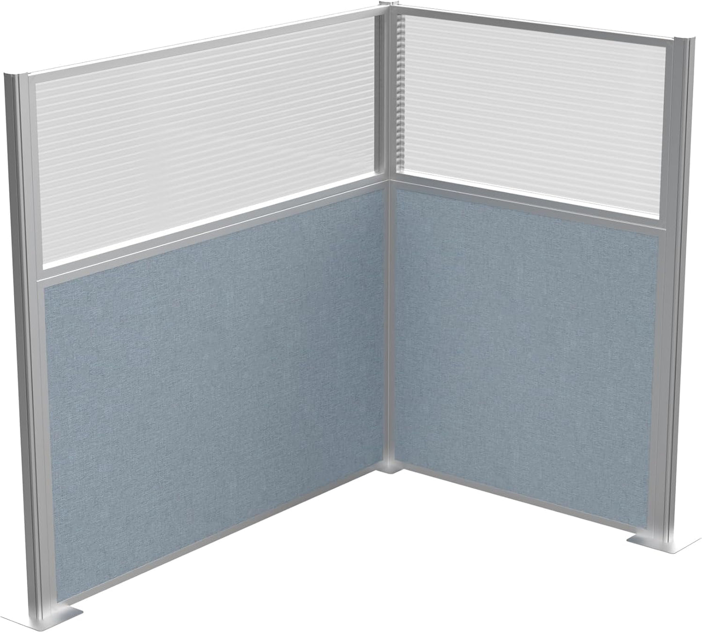 Versare Hush Panel Cubicle Kit | Workstation Partition Walls | Sound Dampening Cubicle Walls | Partitions for Desks
