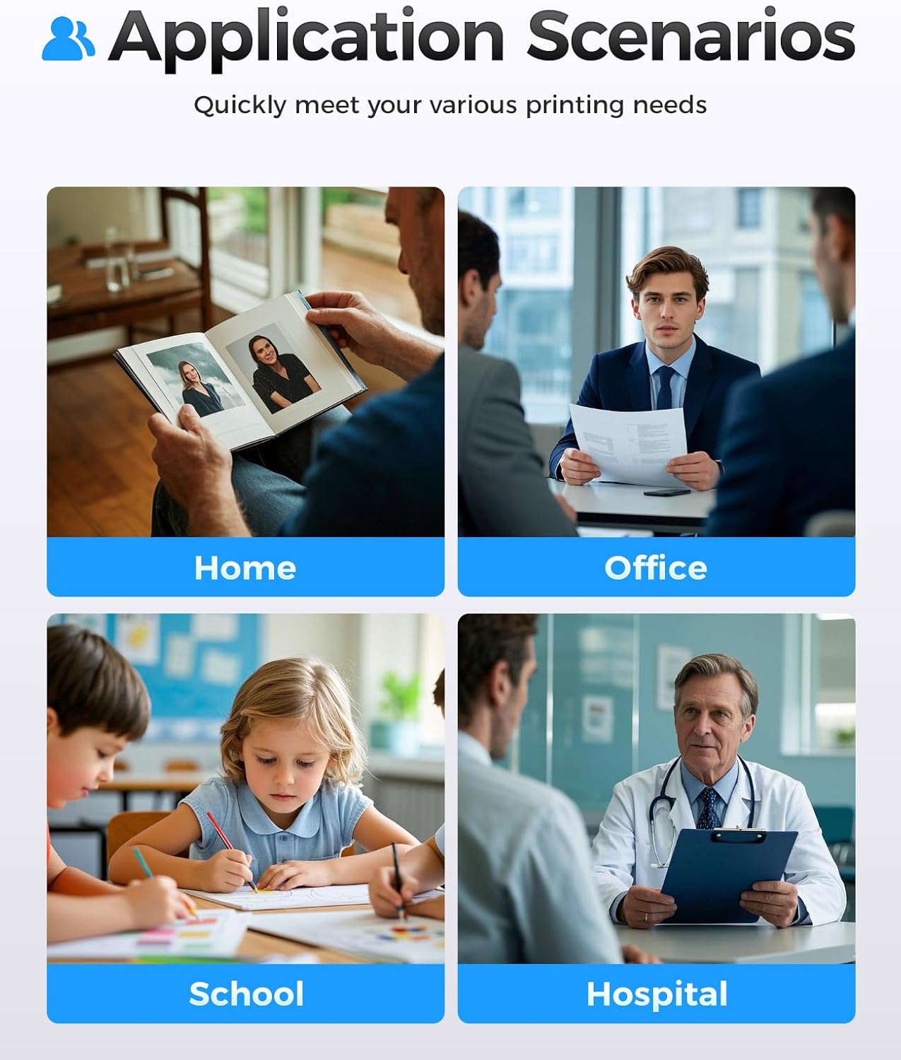 642A Toner Cartridge Set 4-Pack with Chip High Yield Replacement for HP 642A CB400A CB401A CB402A CB403A Compatible with HP Color LaserJet CP4005 CP4005n CP4005dn Printer Ink Black Cyan Yellow Magenta