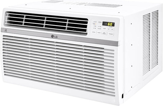 LG 12,000 BTU Smart Window Air Conditioner, 115V, AC Window Unit for Rooms up to 550 Sq. Ft., Perfect for Kitchen or Living Room, Phone & Voice Control, Works with LG ThinQ, Amazon Alexa, Hey Google