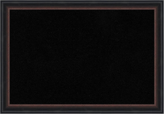 Amanti Art Black Cork Board for Wall, 14x20 Vision Board with Black Wood Frame, Small Corkboard Office Decor for Home Organization, Casual Corkboard Pinboard to Display Items for Home Organization in