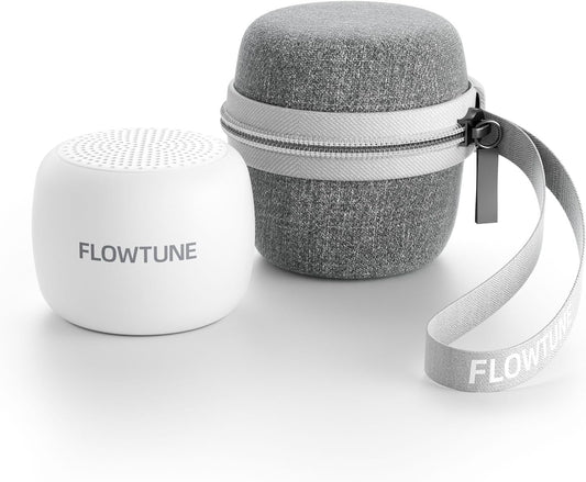Flowtune Portable Sound Machine with Travel Case, 18 Soothing Sleep Sounds, Memory Function, 6H Timer Gift