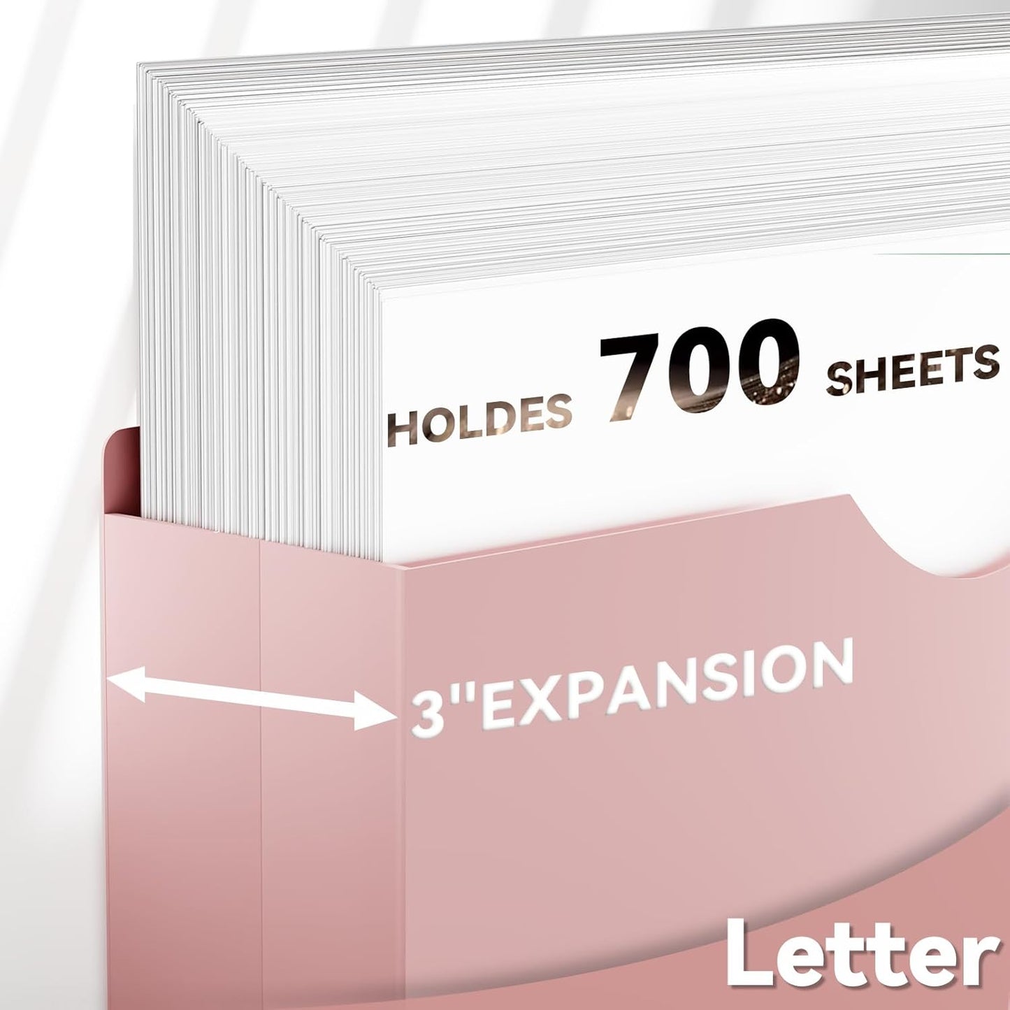 Plastic 3 Inch File Jackets Letter Size,12 Pack Manilla Pocket Folders,Expandable File Jackets for Document,Heavy Duty Expansion Pocket,Straight Cut Tabs,Poly File Jacket,Morandi Color