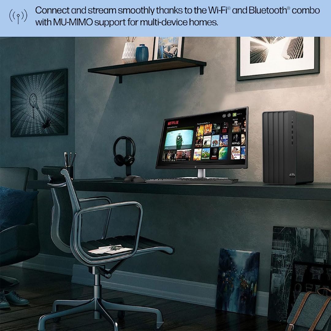 HP Pro Tower 290 G9 Business Desktop, 13th Gen Intel 4-Core Processor (Beats Core i7-9700), 32GB RAM, 2TB PCIe SSD, 2-Monitor Support 4K, HDMI, VGA, Wi-Fi, Windows 11 Pro, Black