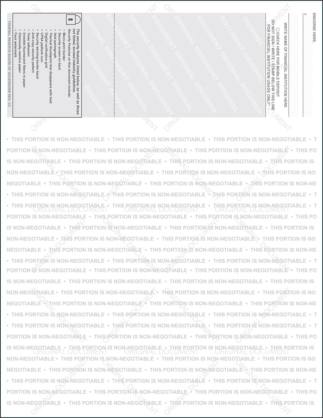 Tan High Security Checks on Top Compatible w/QB accounting software - Custom Computer Checks on Top (5000)