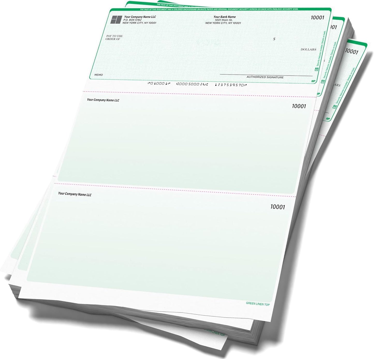 Computer Checks Compatible W/QB Check On Top [250 Sheets]