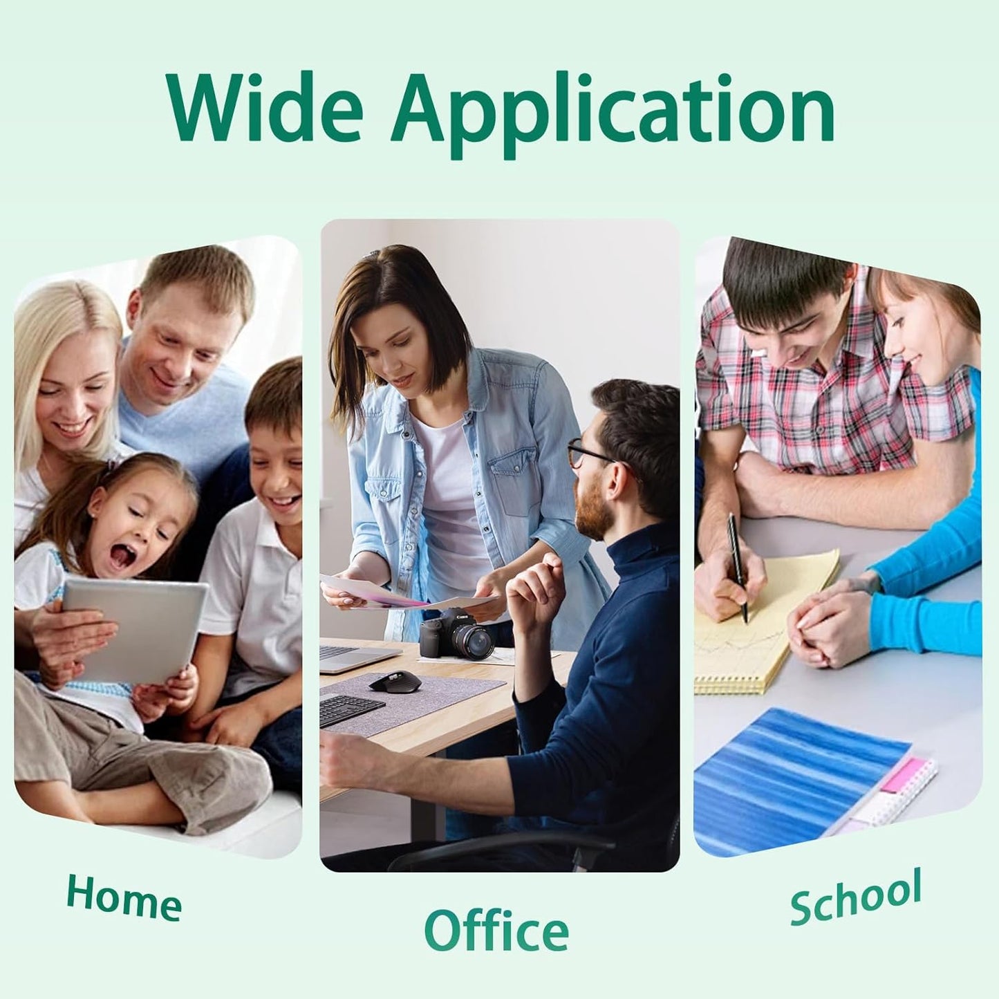 902XL Ink Cartridges Use for HP Printers OfficeJet Pro 6950, 6960 Series OfficeJet Pro 6960, 6970 Series T0A39AN 4-Pack (902XLBK 902CMY)