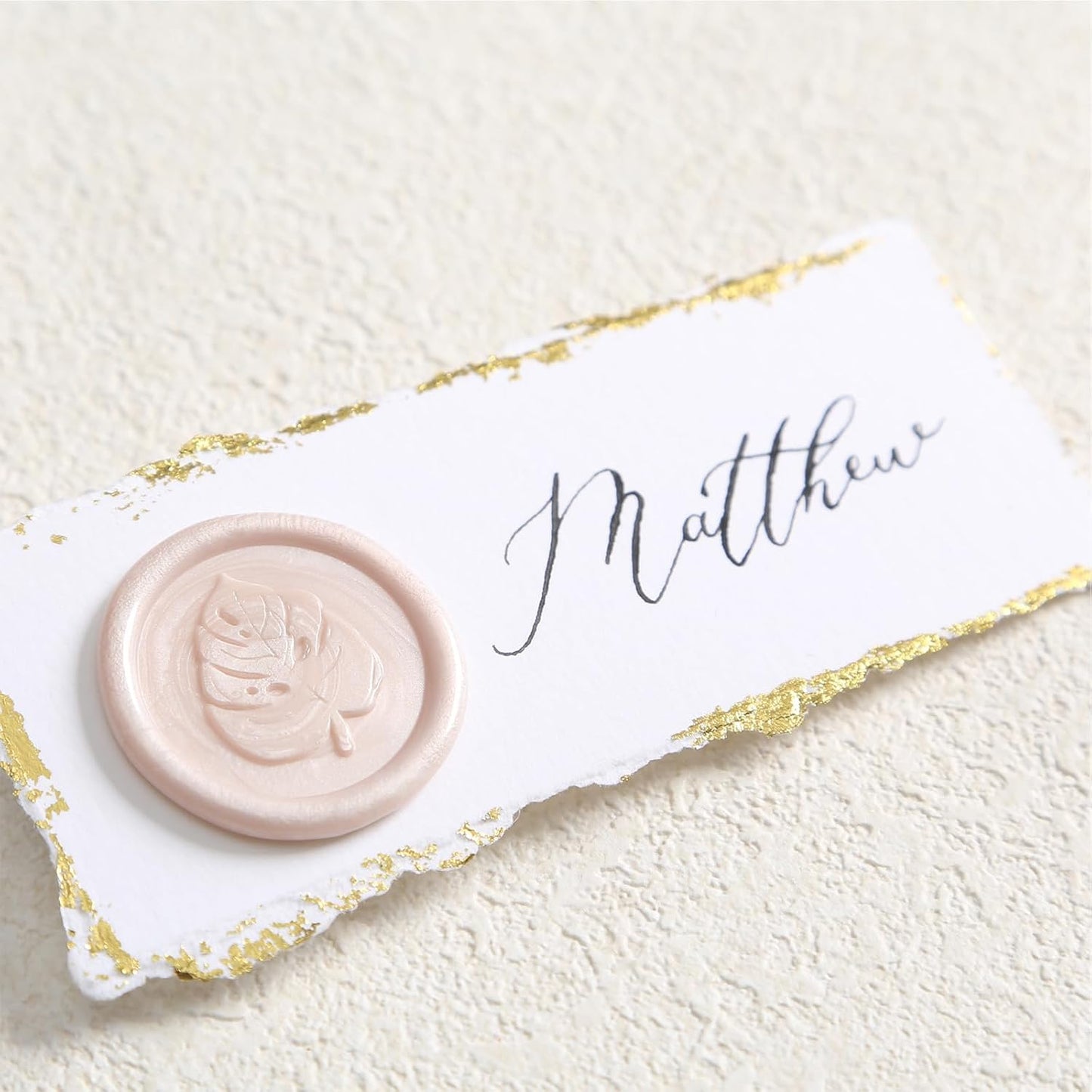 UNIQOOO Mailable Glue Gun Sealing Wax Sticks for Wax Seal Stamp - Champagne, Great for Wedding Invitations, Cards Envelopes, Snail Mails, Wine Packages, Gift Ideas, Pack of 8