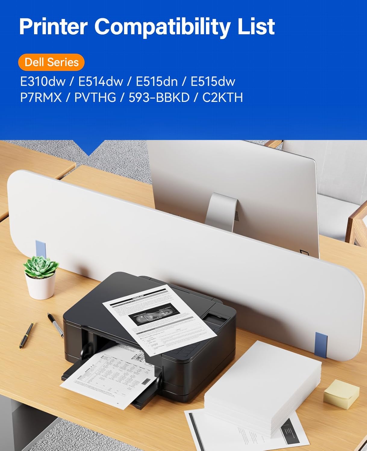 E310 E310dw Drum Unit(Not Toner)Black 2-Pack High-Yield Replacement for Dell P7RMX PVTHG 593-BBKD Image-Drum Compatible for Dell E310dw E514dw E515dn E515dw E310 E514 E515 Laser Printer Ink All-in-One