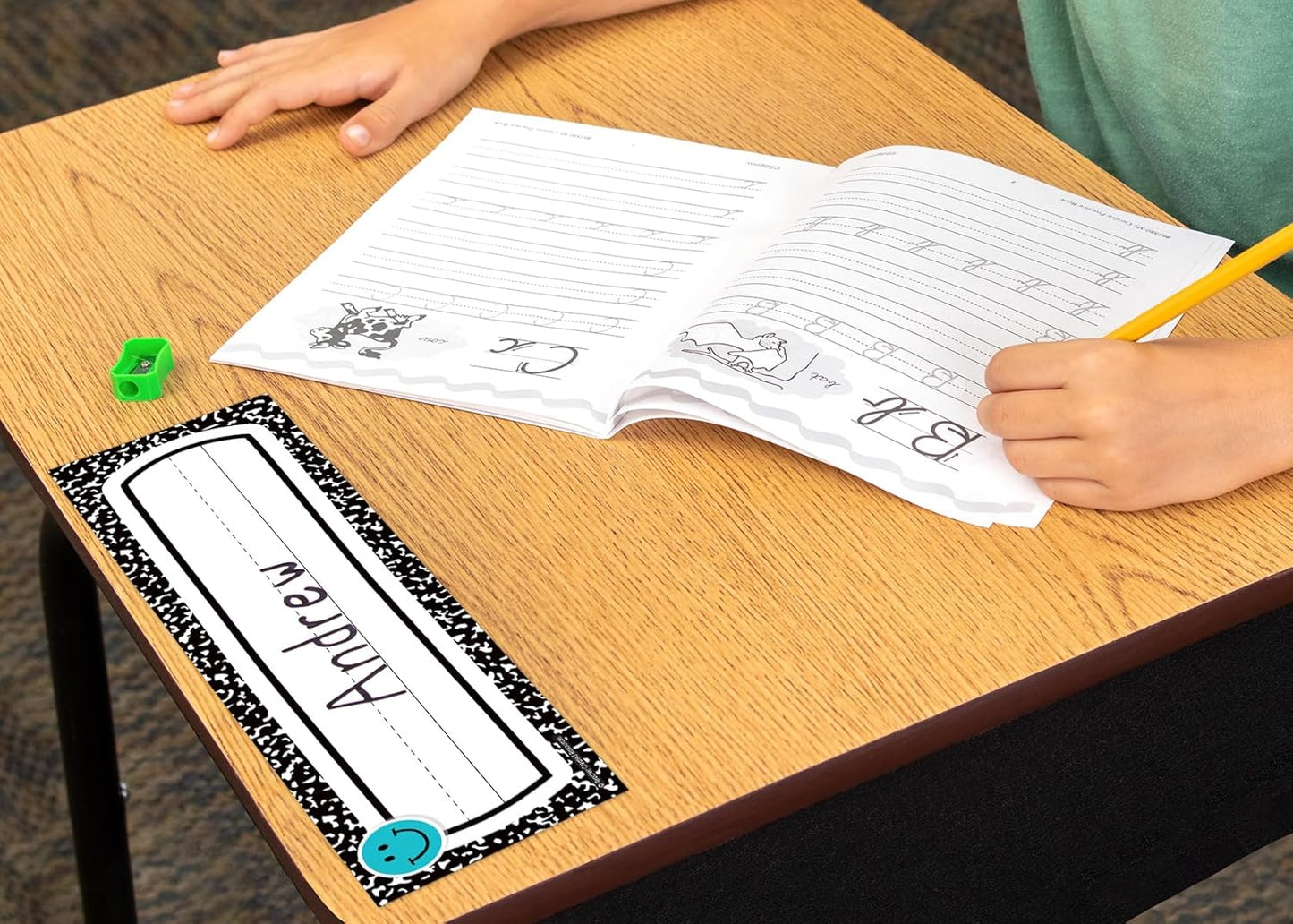 Teacher Created Resources Cool for School Composition Flat Name Plates (TCR9319)