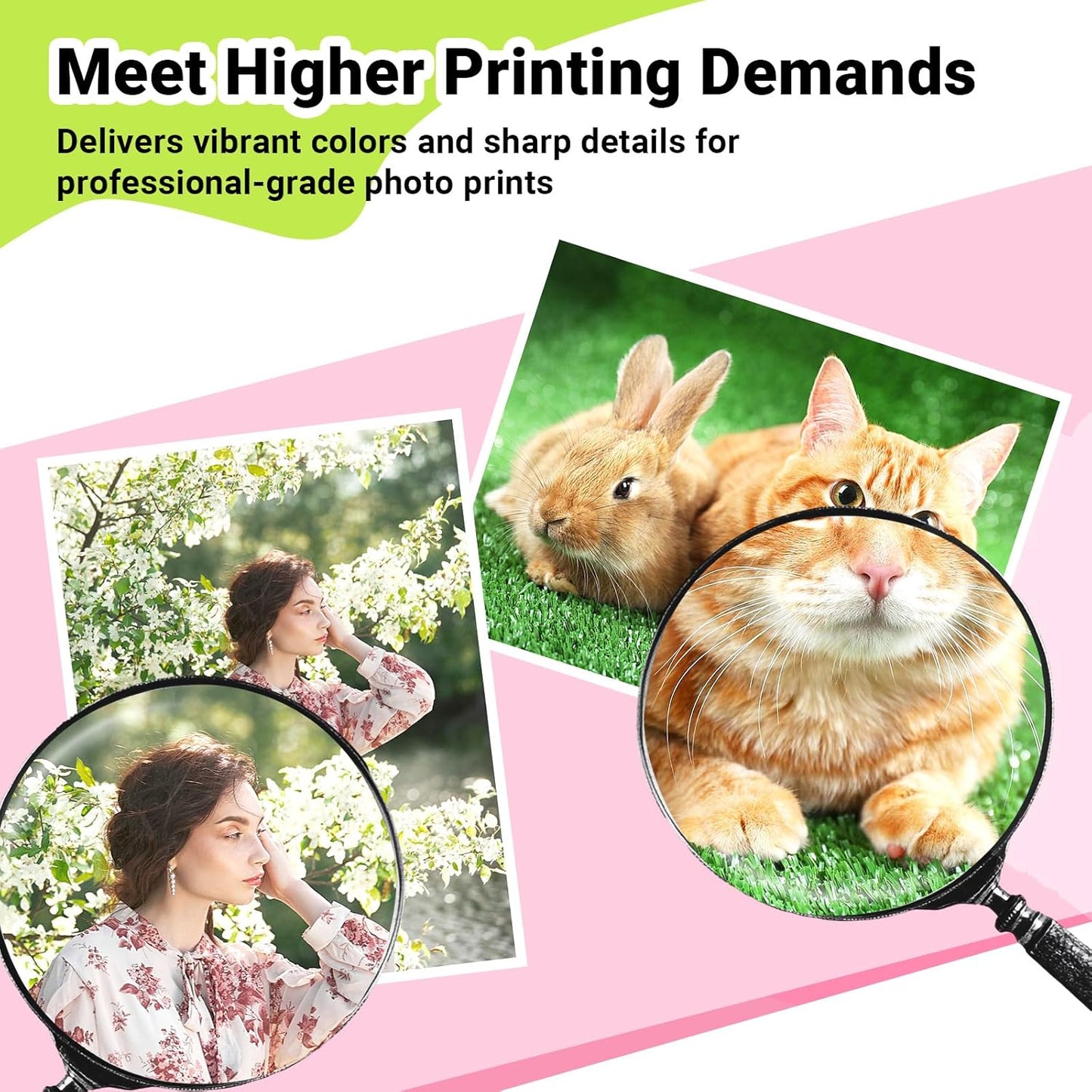 TECKWRAP Matte Photo Paper 8.5" x 11" - 69lb Photo Paper for Inkjet Printer Paper, Ideal for Portrait Photography, 20 Sheets, Smudge-Proof