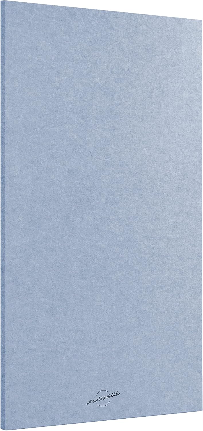 Acoustic Panel, Large, 46" x 23", Pale Blue