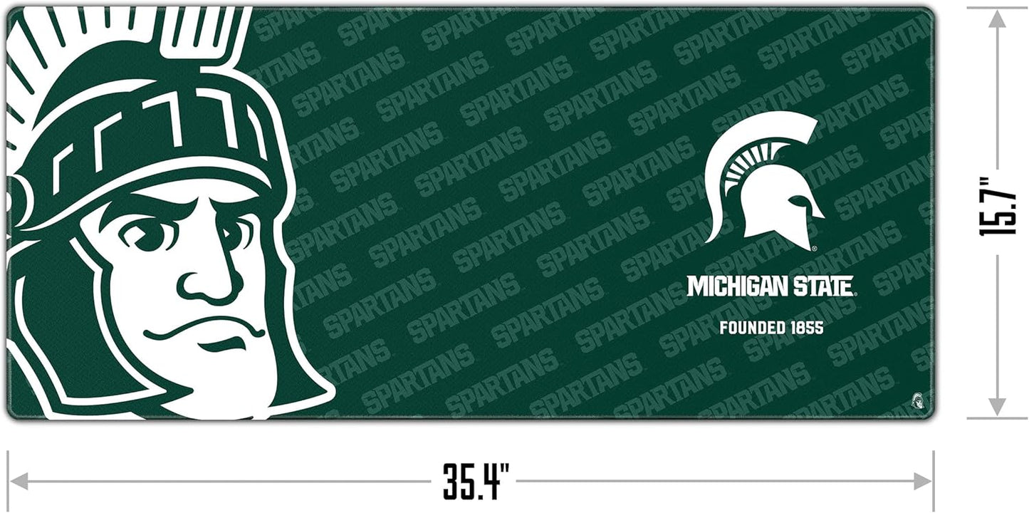 YouTheFan NCAA Michigan State Spartans Logo Series Desk Pad