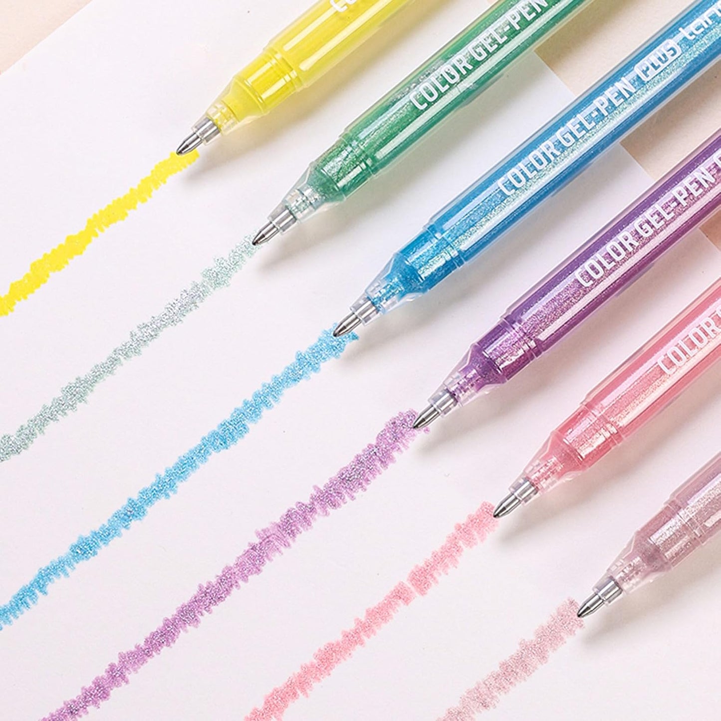 72 Colors Glitter Gel Pens Plus for Adults Metallic Writing Drawing Pens for Birthday Cards, Christmas Cards, Art Crafts, Coloring Books, DIY Projects