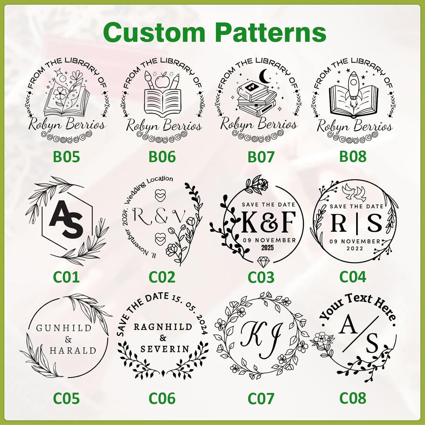 Custom Book Embosser - Personalized Book Stamp with Your Name/Design - Premium Handcrafted Gift for Writers, Book Lovers & Collectors