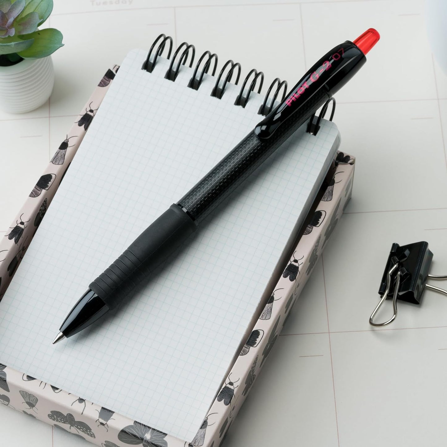 PILOT, G2 Edge Red Premium Gel Roller Pens, Sensory Writing Experience, 12ct box, Fine Point 0.7 mm