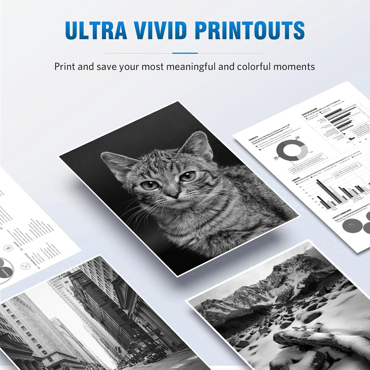 58A CF258A Toner Cartridge (with chip) Compatible Replacement for HP 58A CF258A 58X CF258X Laserjet MFP M428fdw M428dw M428fdn Pro M404n M404dn M404dw M404 M428 Toner Laser Jet Printer (Black 2-Pack)