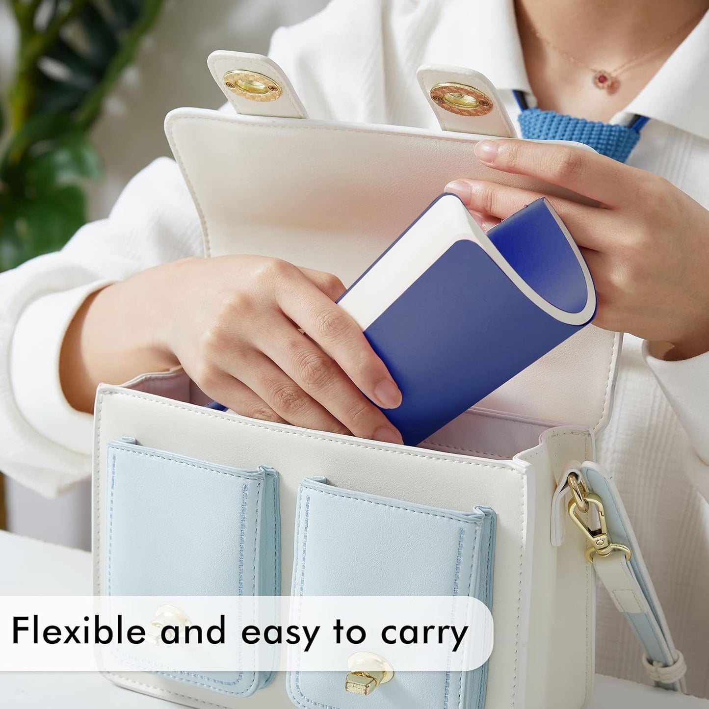 8 Pack Soft Cover Journal Bulk, Feela Notebooks College Ruled for Work, Lined Travel Journal for Women Men, Note Taking Notebook School Supplies Business Writing, 8.2” x 5.5”, A5, Navy