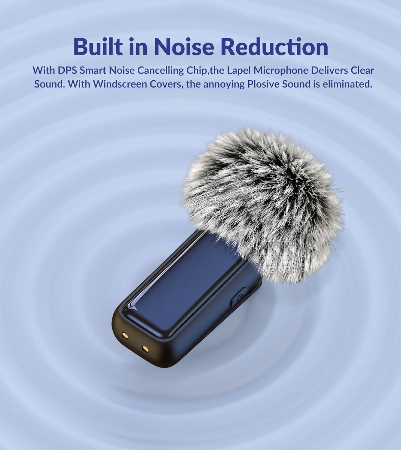 Wireless Microphone for iPhone Android Lav Mic USB C Lavalier Microphone Type C Lapel Mic for iPhone 15/16 iPad Video Recording Vlog TikTok - 24H Charging Case Noise Reduction