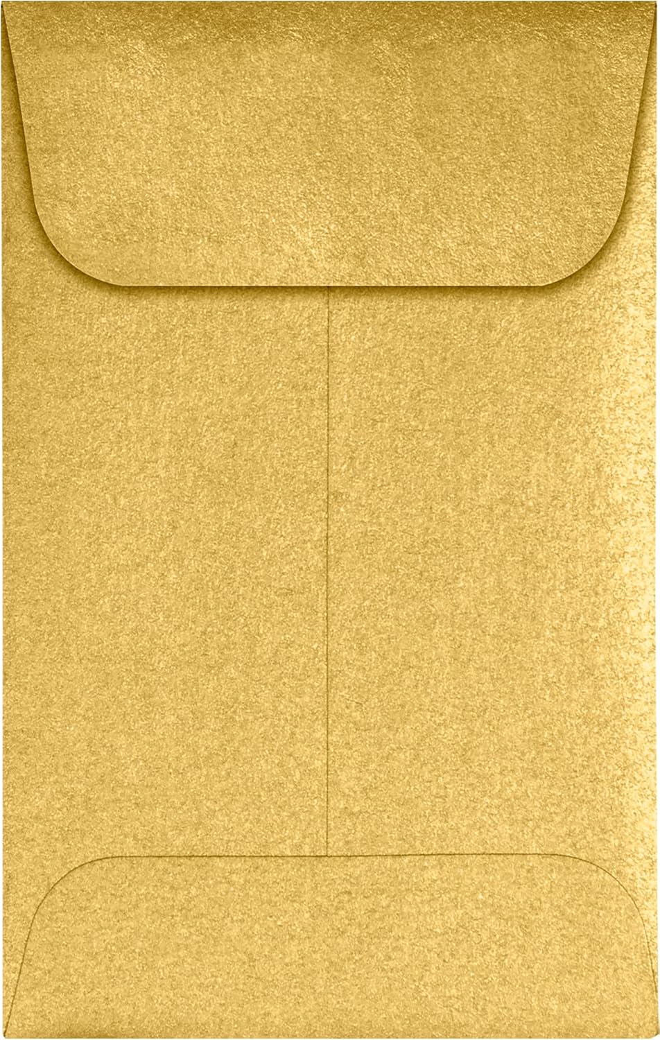 LUXPaper #1 Coin Envelopes | 2 1/4" x 3 1/2" | Gold Metallic | 80lb. Text | 50 Qty