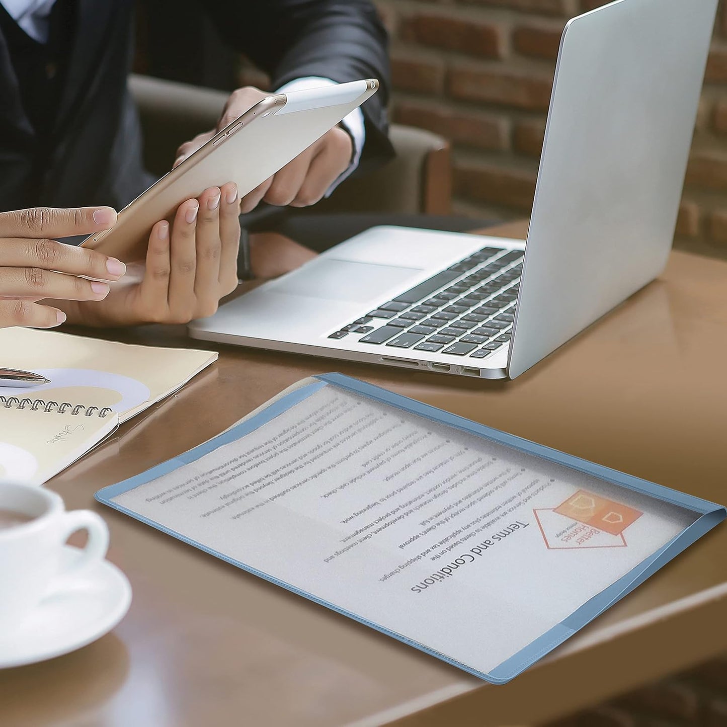 Better Office Products Ultra Durable Clear Front Report Covers, 25 Per Box, Letter Size, Assorted Colors, Poly Back Cover, with Fasteners, Lay Flat, Box of 25