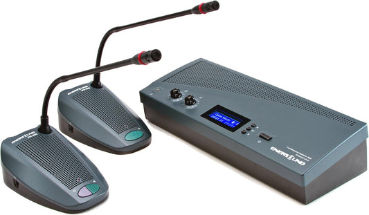 Enersound 8-Person Gooseneck Wired Microphone Conference System - US-Based Warranty and Phone Support