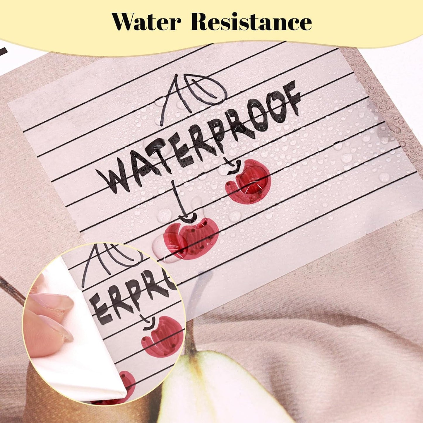 3x3 Inch Transparent Sticky Notes 300 Sheets, Clear Translucent Lined Self-Adhesive Memo Repositionable Reminder Pad for Office, College Students, Planners, Journals, School Supplies (White)