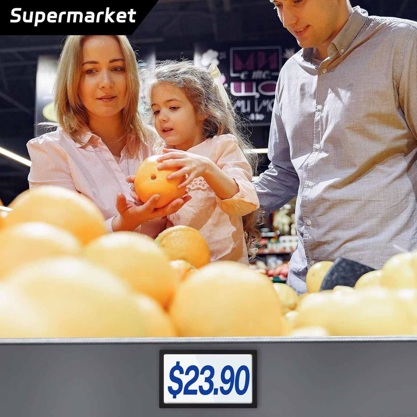 20Pcs 2x4 inch Magnetic Plastic Label Holder for Supermarket Store Price Tag, Metal Shelf File Storage Cabinet Drawer Label Tag Resuable with 8 Color Chalk Makers, 20Pcs White Paper (Black)