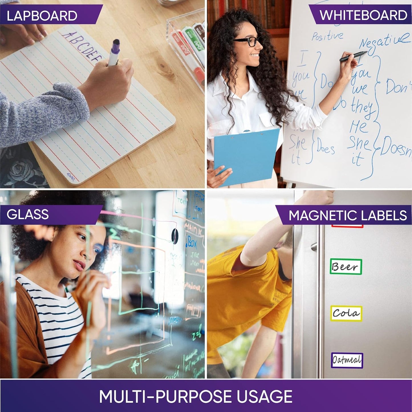 EXTRIC Whiteboard Cleaner 8.5 oz Dry Erase Board Cleaner, White Board Cleaning Spray 3 Pack Dry Erase Spray