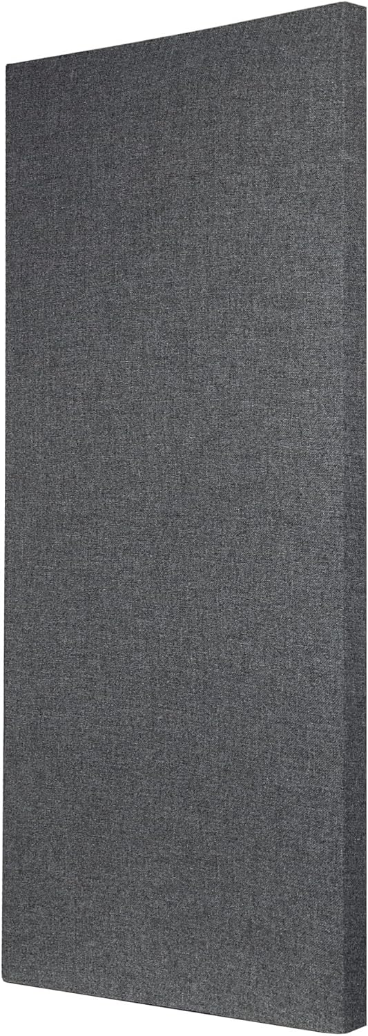ATS Acoustics Sound Absorbing Acoustic Panel Fire Rated Professional Studio Quality 24" x 48" x 2" (Charcoal)
