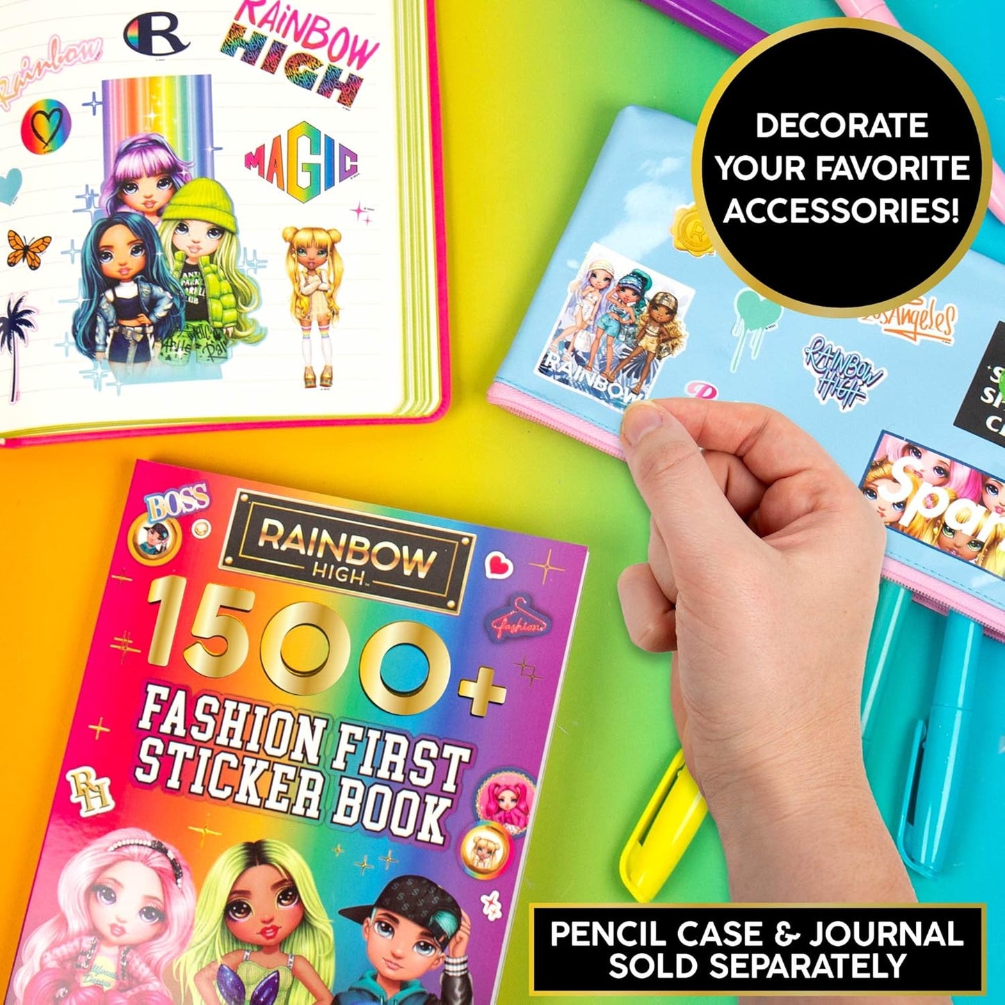 Rainbow High 1500+ Fashion First Stickers by Horizon Group USA