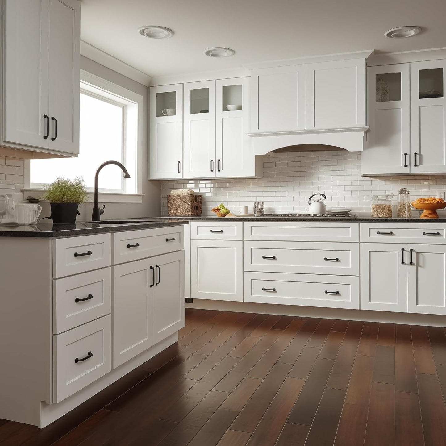 Shaker Style White RTA Base Cabinet with 3 Drawers by Solid Wood for Kitchen, Bathroom, Bedroom or Office Featuring, and Storage Separation(21" W x 24" Depth x 34-1/2" H)