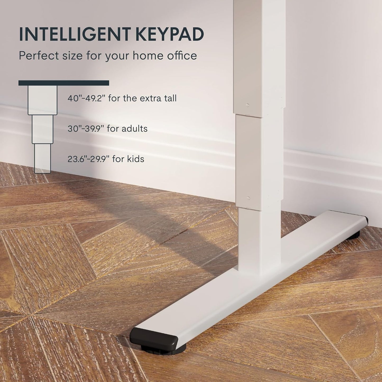 FLEXISPOT E6 Essential 3 Stages Dual Motor Electric Standing Desk 55x28 Inch Whole-Piece Board Height Adjustable Electric Sit Stand Desk(White Frame + White Desktop, 2 Packages)