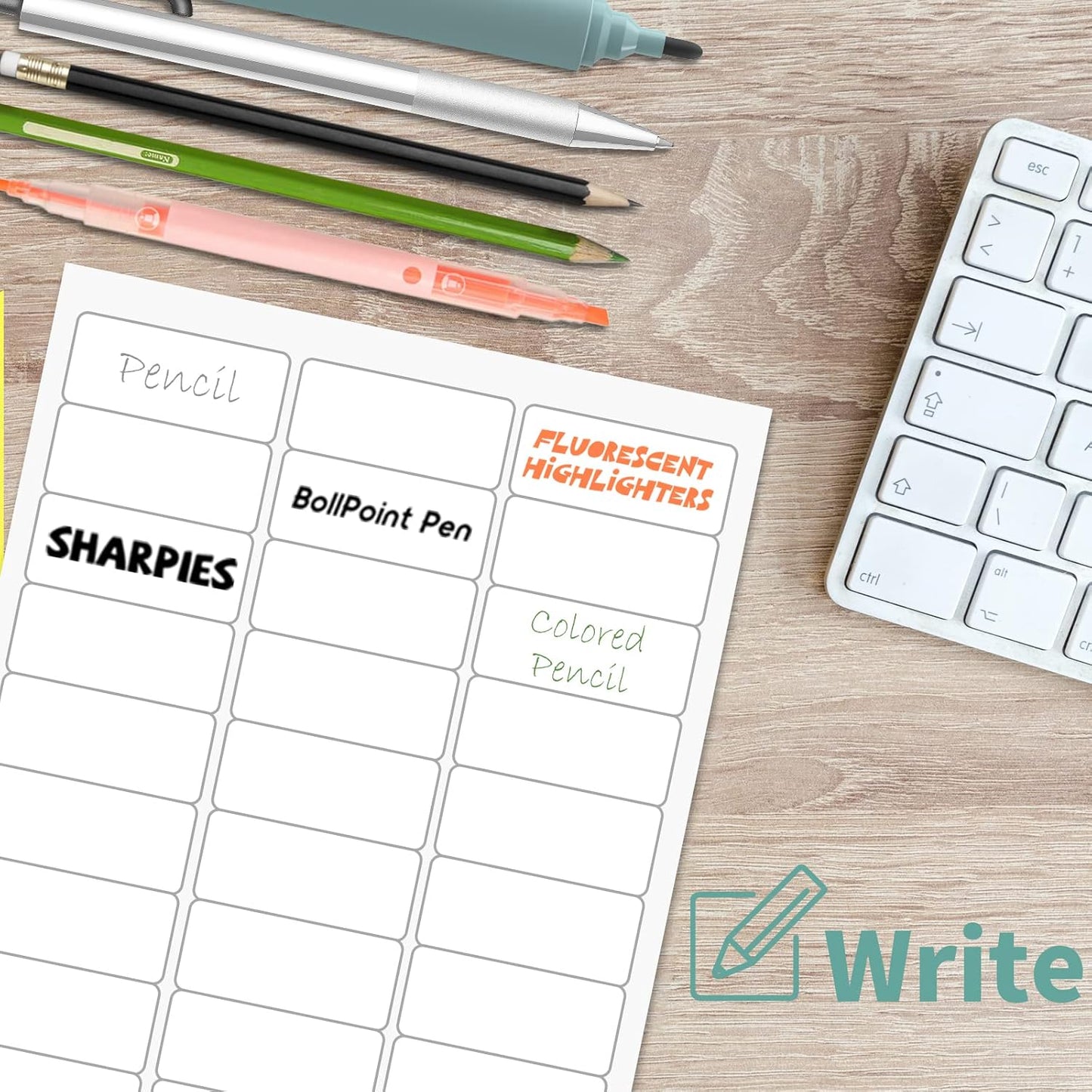 30 up Label 1" x 2-5/8" Shipping Address Labels, FBA Barcode Sticker, 100 Sheets 30 Per Page Mailing Label for Laser/Inkjet Printers (3000 Labels)